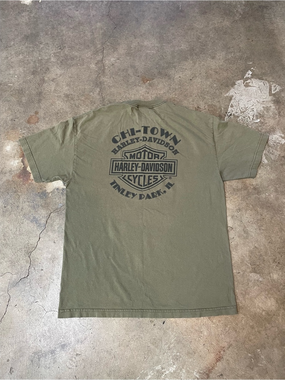 Y2K Harley Davidson Graphic T-Shirt - Picture 2 of 6